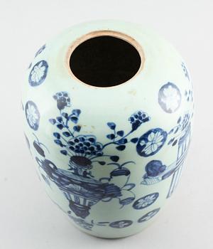 URNA, porslin, Kina, 1800-tal.
