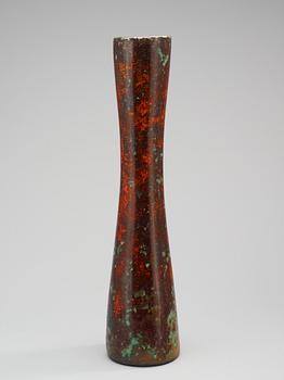 A Hans Hedberg faience vase, Biot, France.