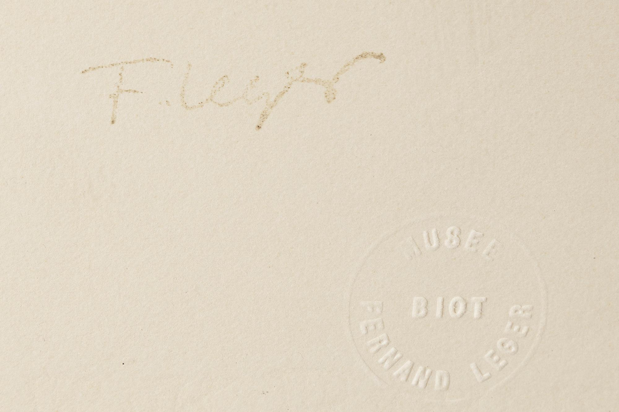 Fernand Léger, efter, Porträtt.