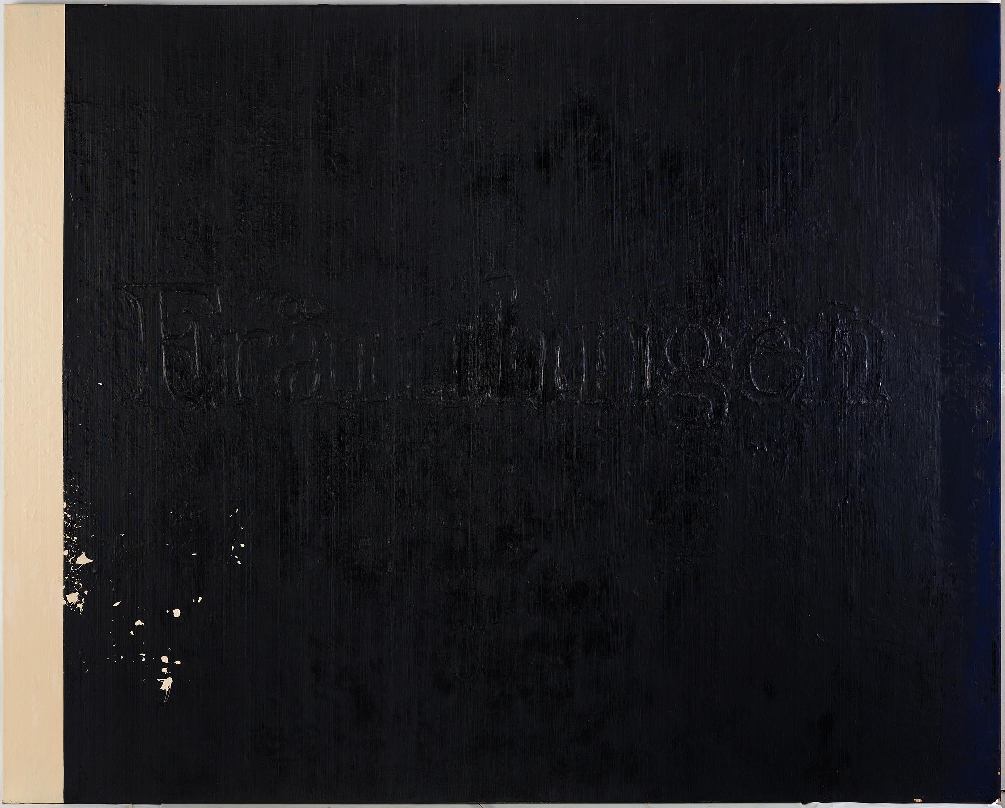 Alf Linder, oil on canvas.