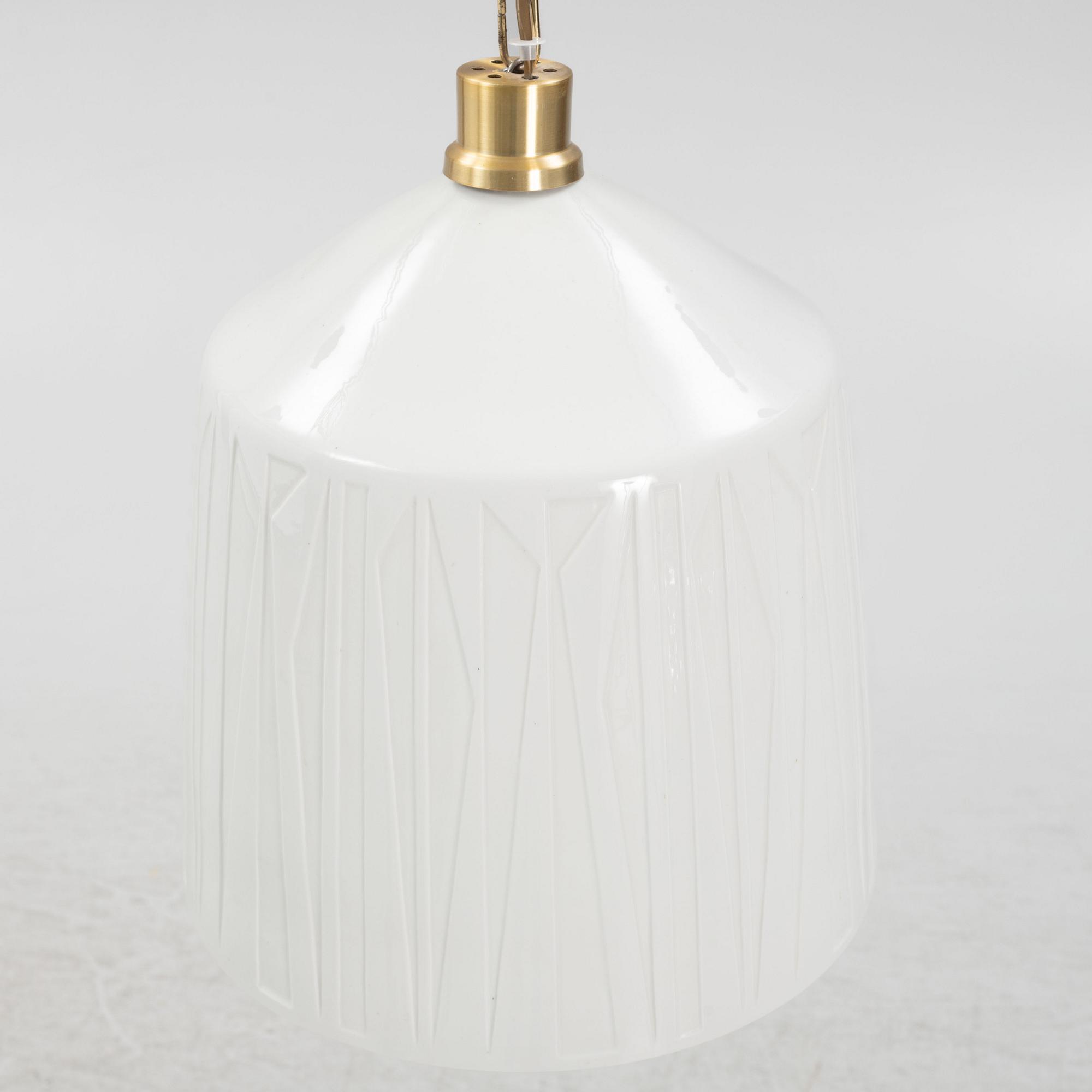 Carl Harry Stålhane, taklampa, Rörstrand.