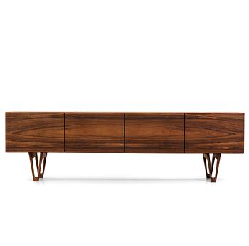 287. Ib Kofod-Larsen, a palisander sideboard, Seffle, Sweden 1960's.