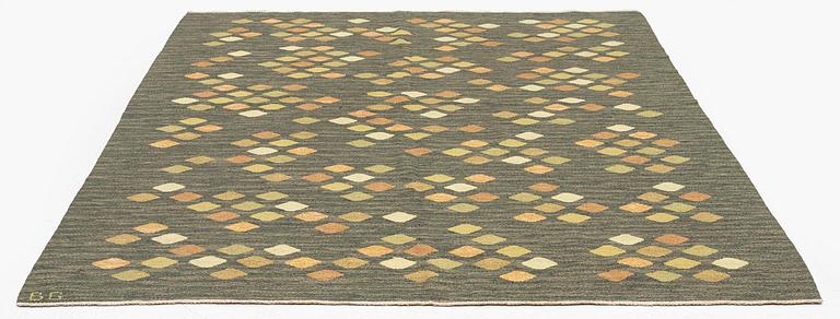 Brita Grahn, a carpet, tapesty weave, c 253 x 191 cm, signed BG.