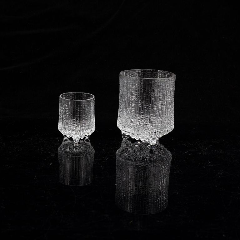 Tapio Wirkkala, glass ware, 42 pieces.