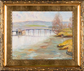 Antti Halonen, oil on board, signed and dated 1914.