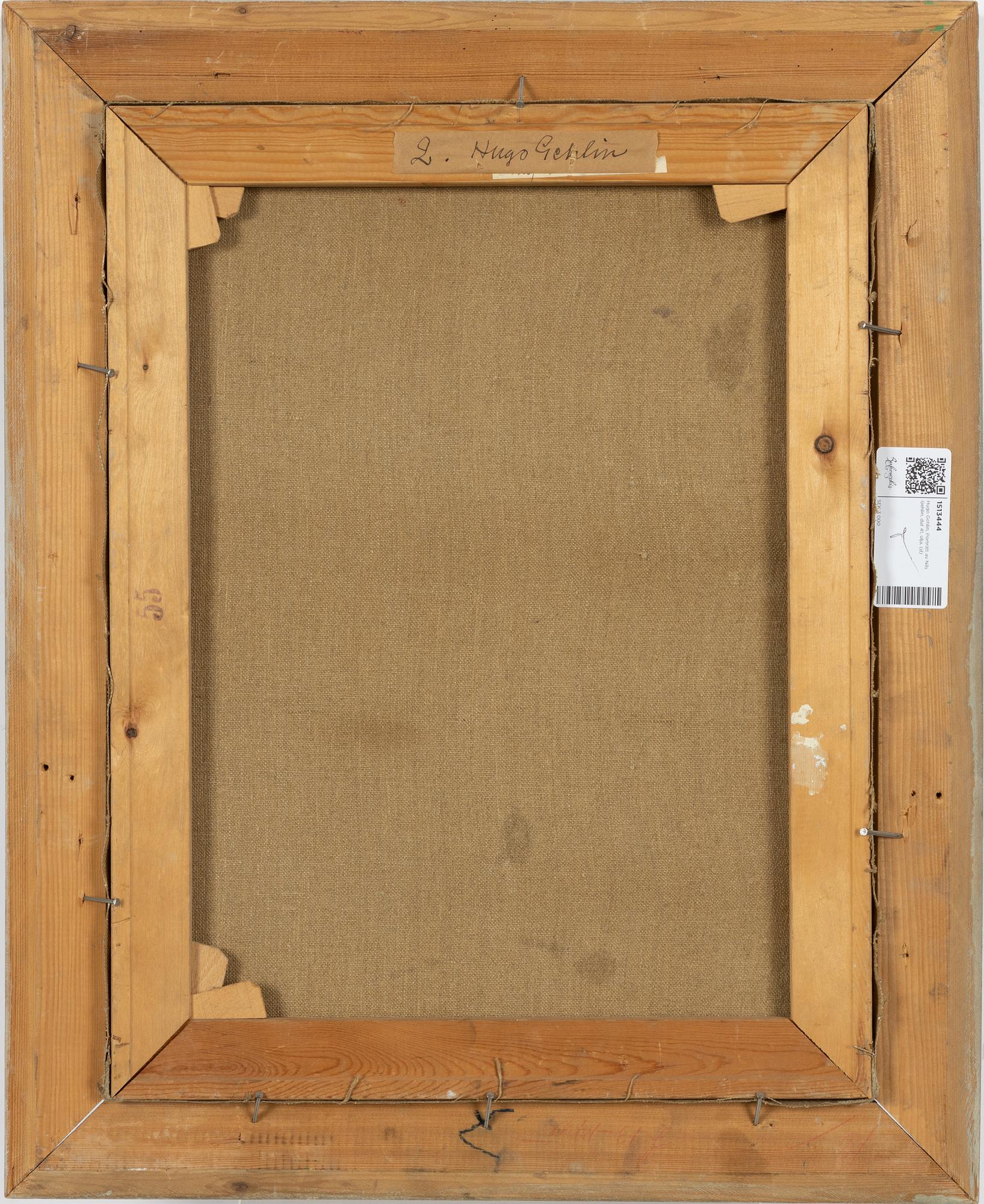 Hugo Gehlin, Porträtt av Nils Gehlin.