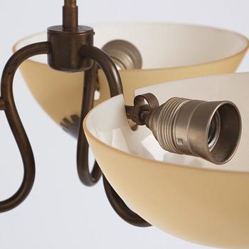 Harald Notini, a ceiling lamp, model '11263/A', Arvid Böhlmarks Lampfabrik, Sweden, 1940s.