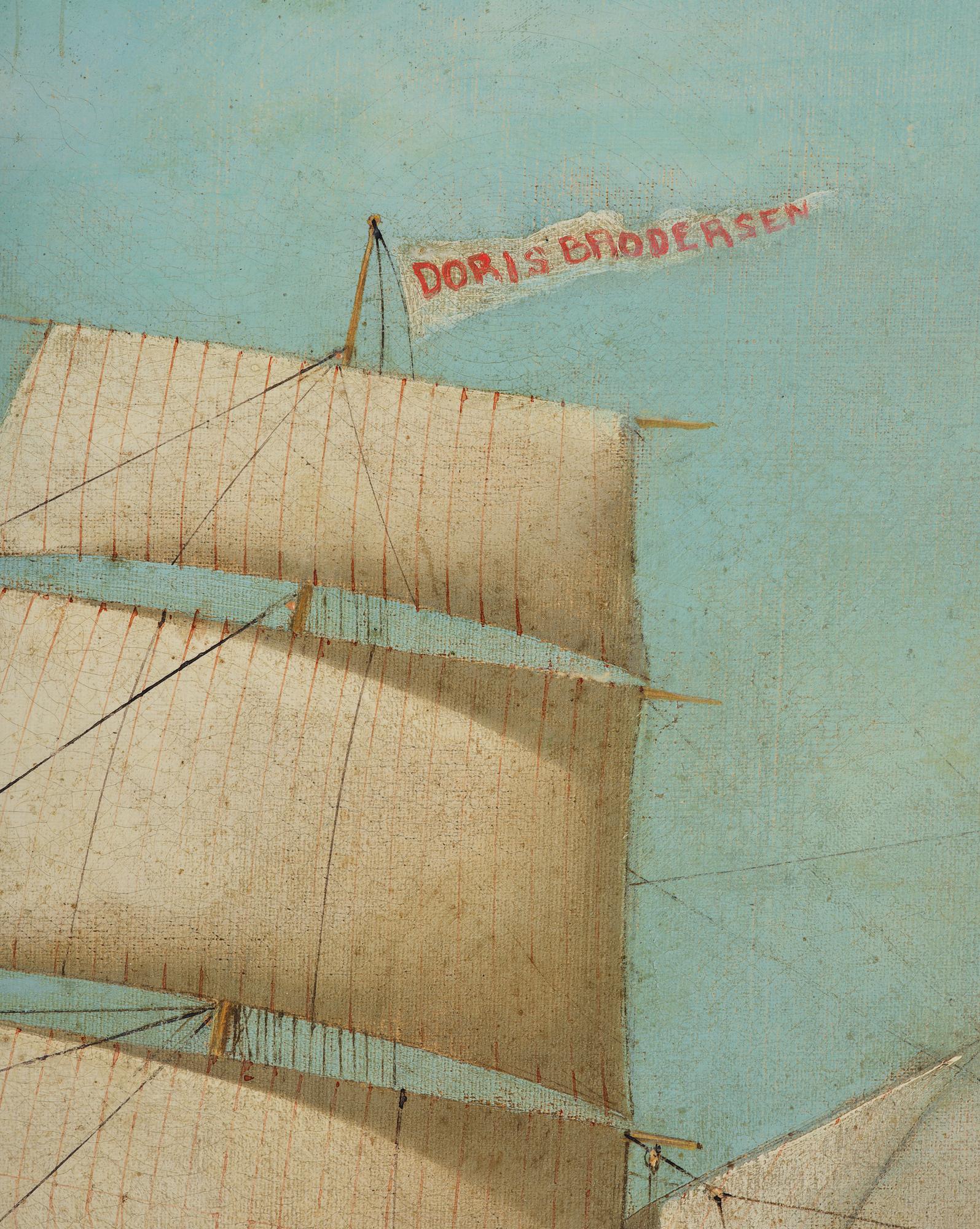 Antonio Jacobsen, the three-masted barque "Doris Brudersen".