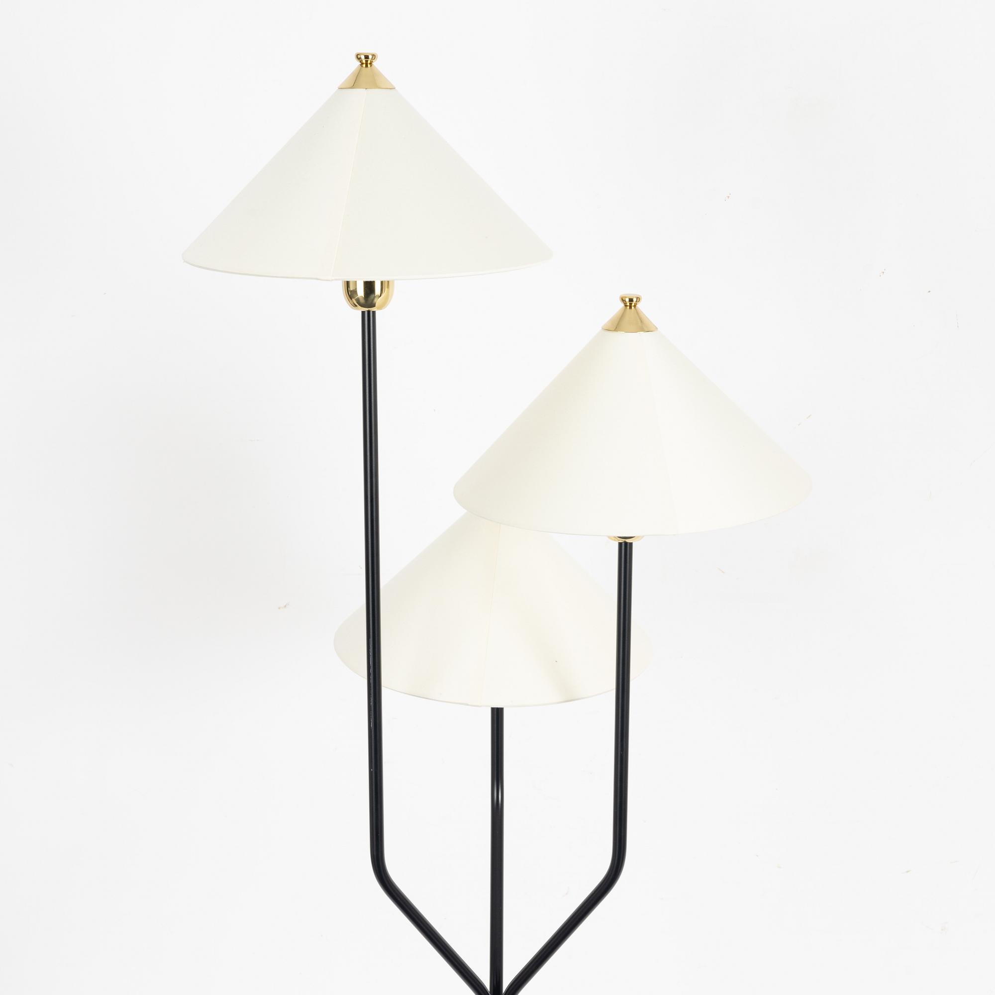 Josef Frank, golvlampa modell 2599, "Kina-lampan", Firma Svenskt Tenn, 2000-tal.