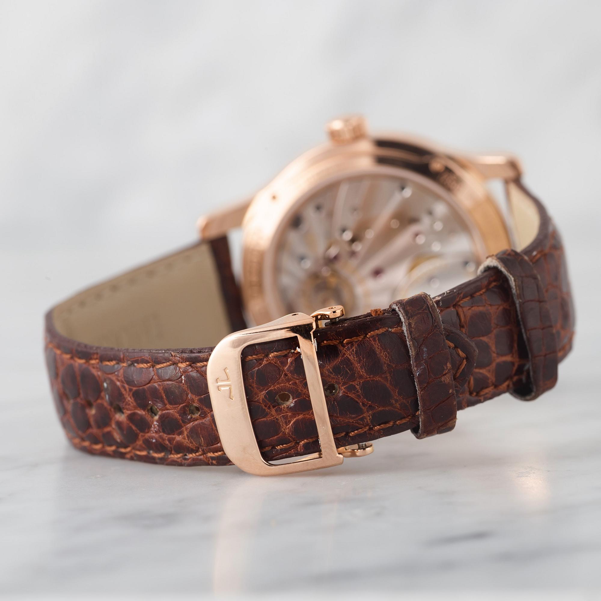 JAEGER-LeCOULTRE, Master Eight Days Perpetual, wristwatch, 41,5 mm,