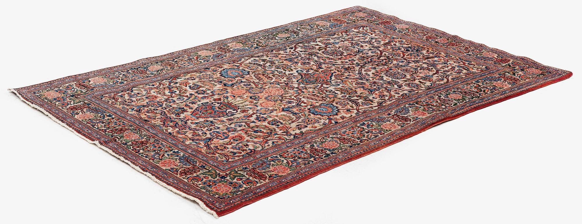 Matta, semiantik Keshan, centrala Persien, ca 205 x 135 cm.