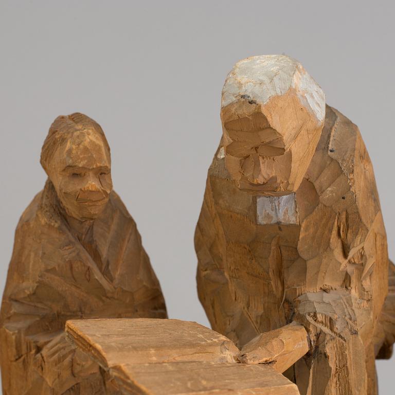 AXEL PETERSSON DÖDERHULTARN, Skulpturgrupp, "Bröllop".