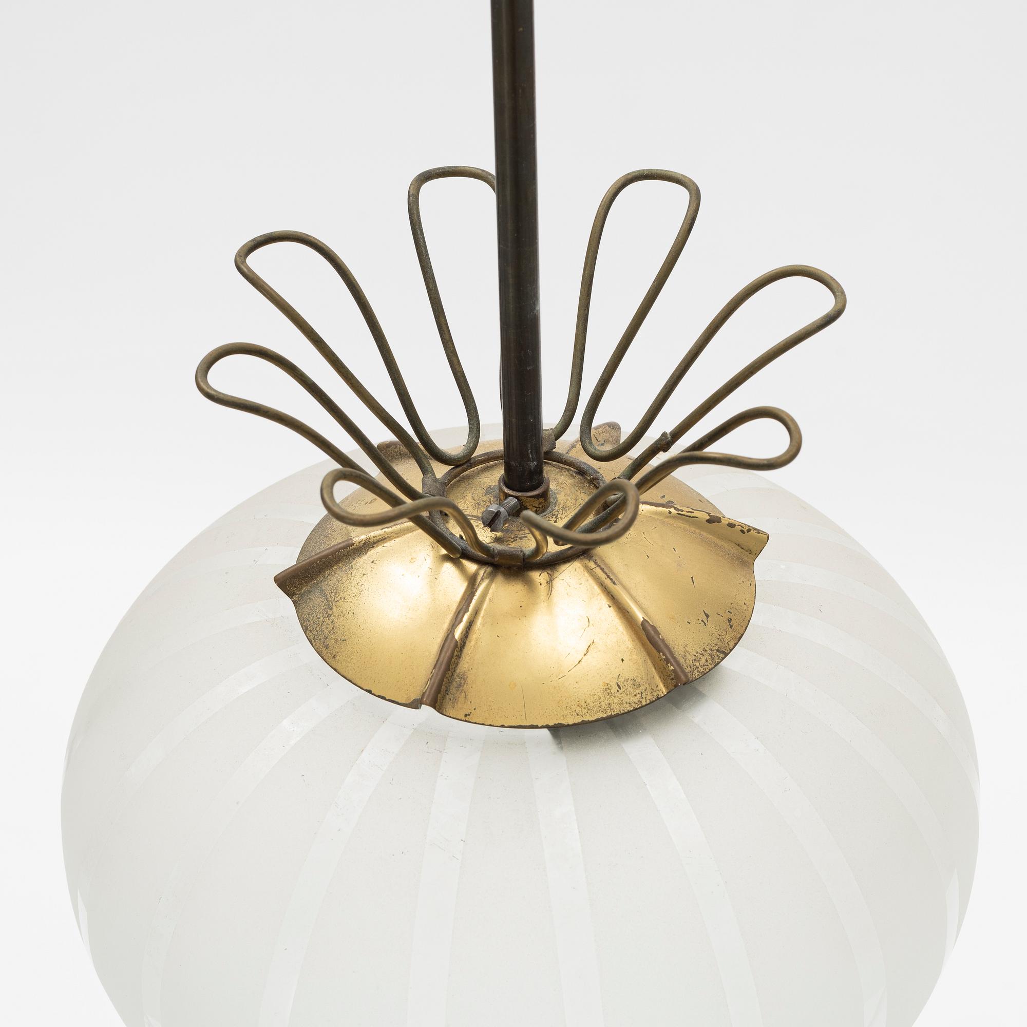 Ceiling lamp, Swedish Modern, 1940s.