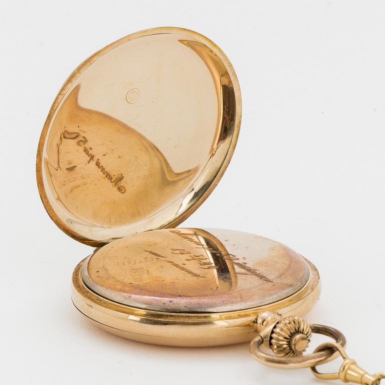 VIKING, pocket watch, hunter, 50 mm.