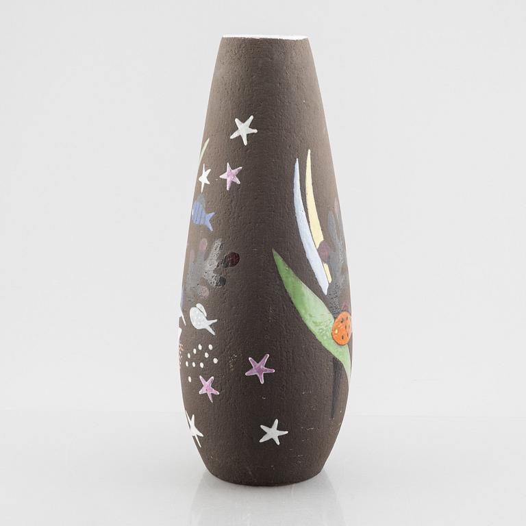 Anna-Lisa Thomson, a floor vase, 'Havsflora', Upsala-Ekeby,  1956-1964.