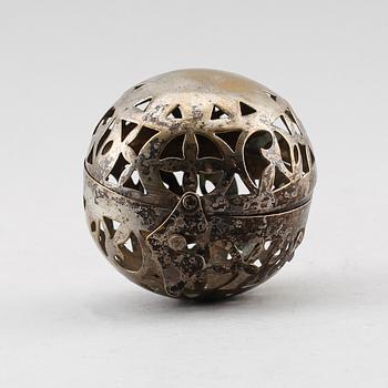 HANDVÄRMARE, argent harché, 1700-tal.