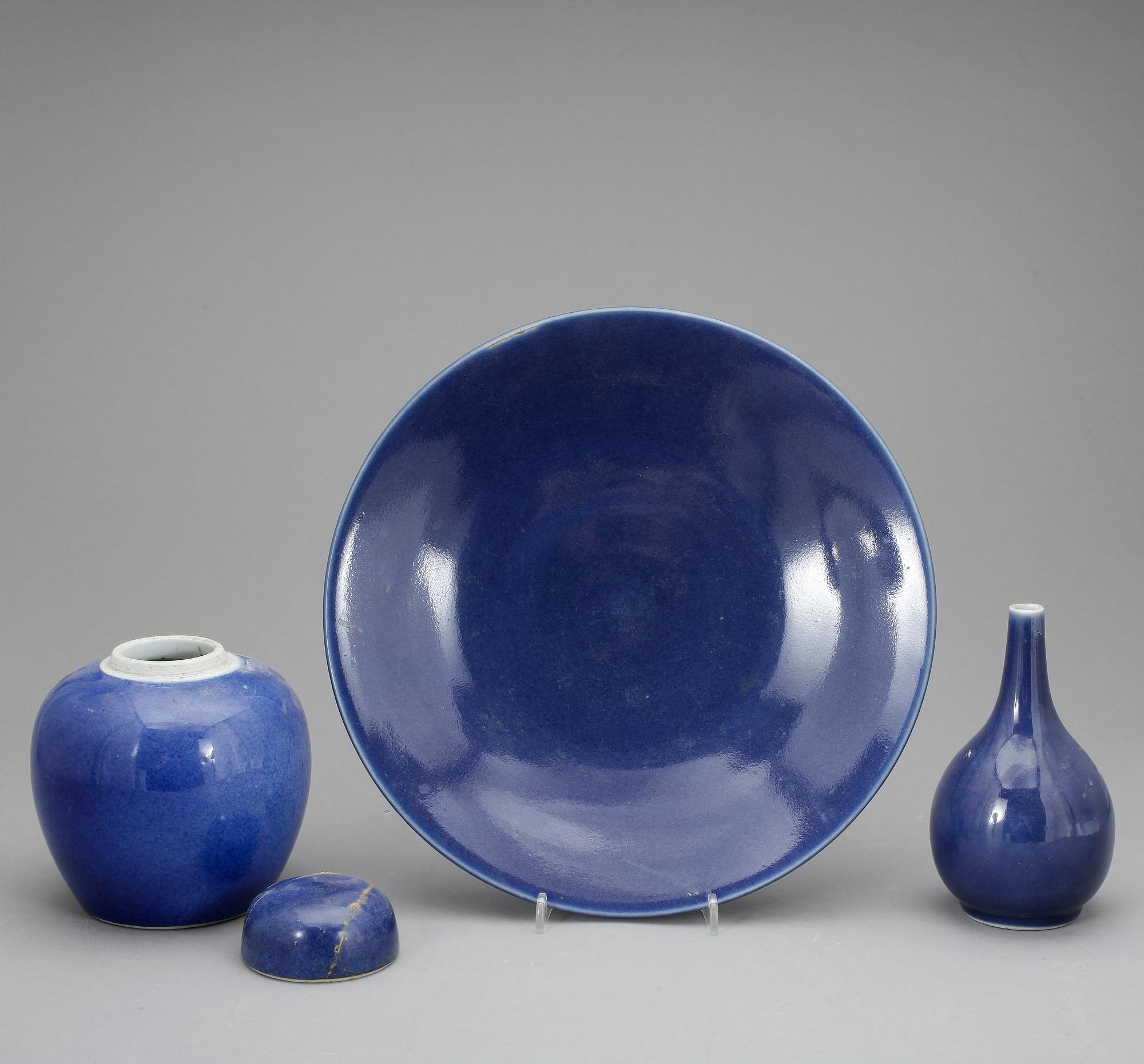 FAT, VAS, samt BOJAN, porslin, Kina, 18/1900-tal.