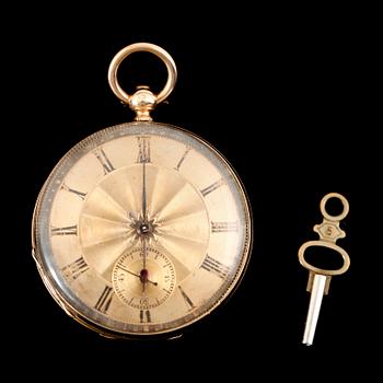 FICKUR, 14 k guld, sekelskiftet 1900.