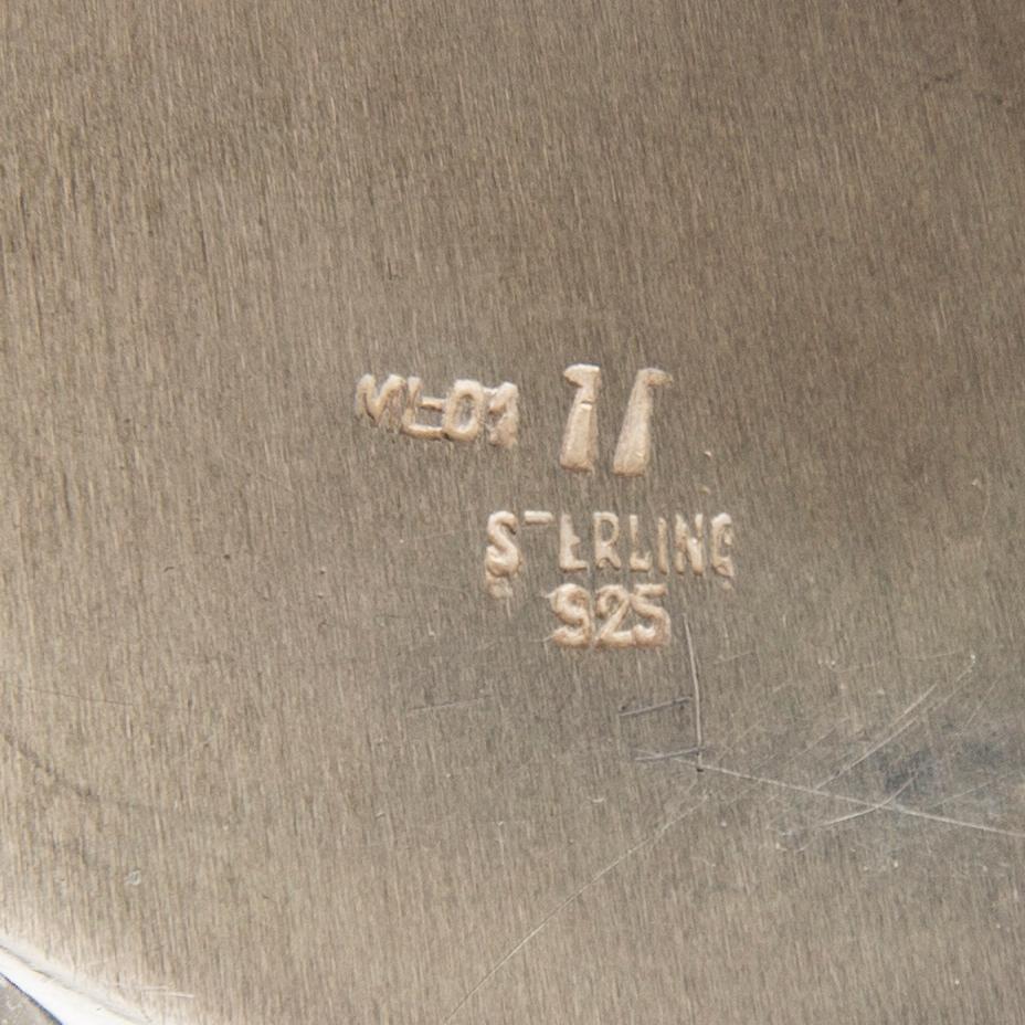 Jug, sterling silver, Mexico.