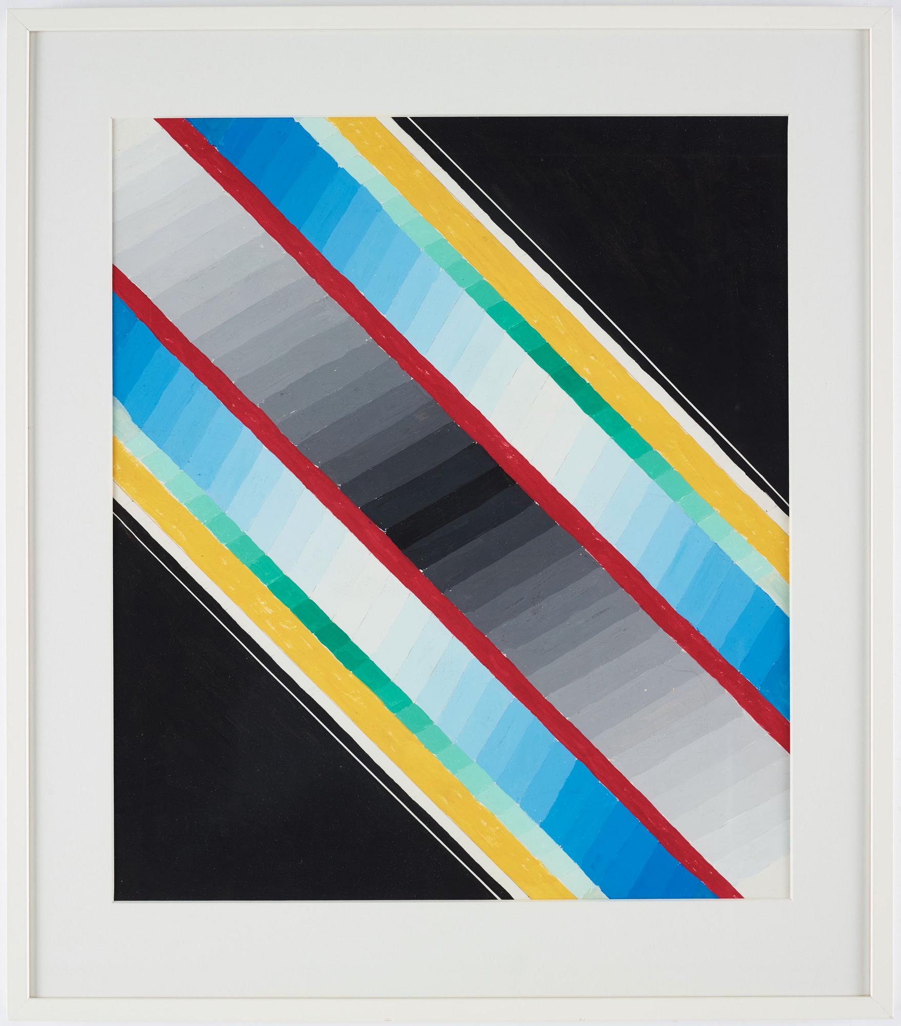 INGER EKDAHL, gouache på papper, signerad och daterad -89 a tergo.