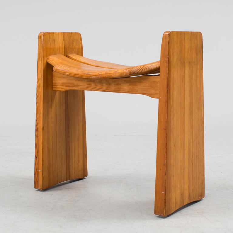 GILBERT MARKLUND, a pine stool from Furusnickarn AB, designed in 1969.