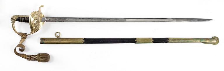 OFFICERSSABEL, flottan, Sverige 1800/1900-tal.