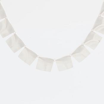 LAPPONIA NECKLACE, silver, "Galactic Peaks, design Björn Weckström, Finland, original pouch.