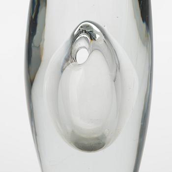 Timo Sarpaneva, glasskulptur, "Orkidé", signerad Timo Sarpaneva Iittala -54.