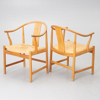 Hans J. Wegner, stolar, 6 st, modell PP66 "Kinastolen", PP Möbler, Danmark, 2001.