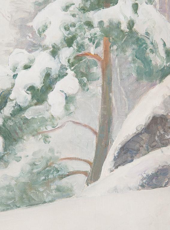 Pekka Halonen, Snow-laden pines.