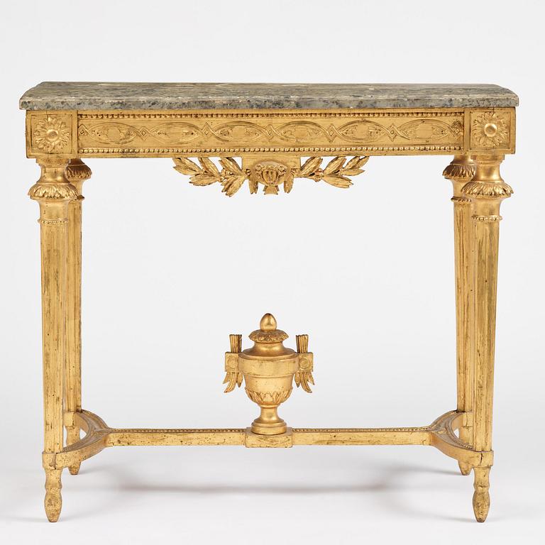 Konsolbord, Stockholmsarbete, 1700-talets slut, Sengsutavianskt.