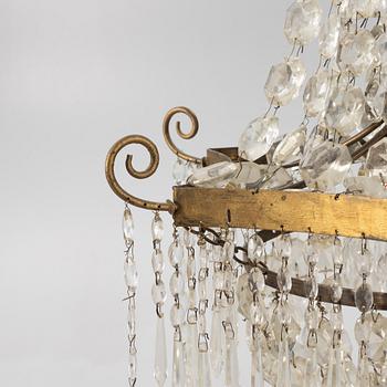 A chandelier, early 20th Century.