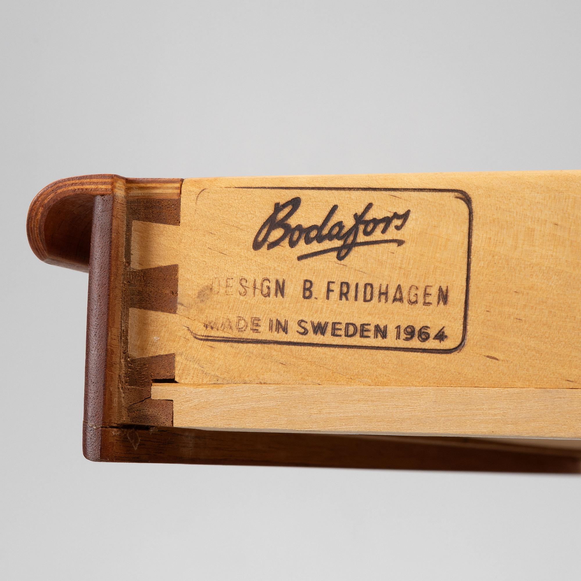 Bertil Fridhagen, sewing table, Bodafors, 1960s.