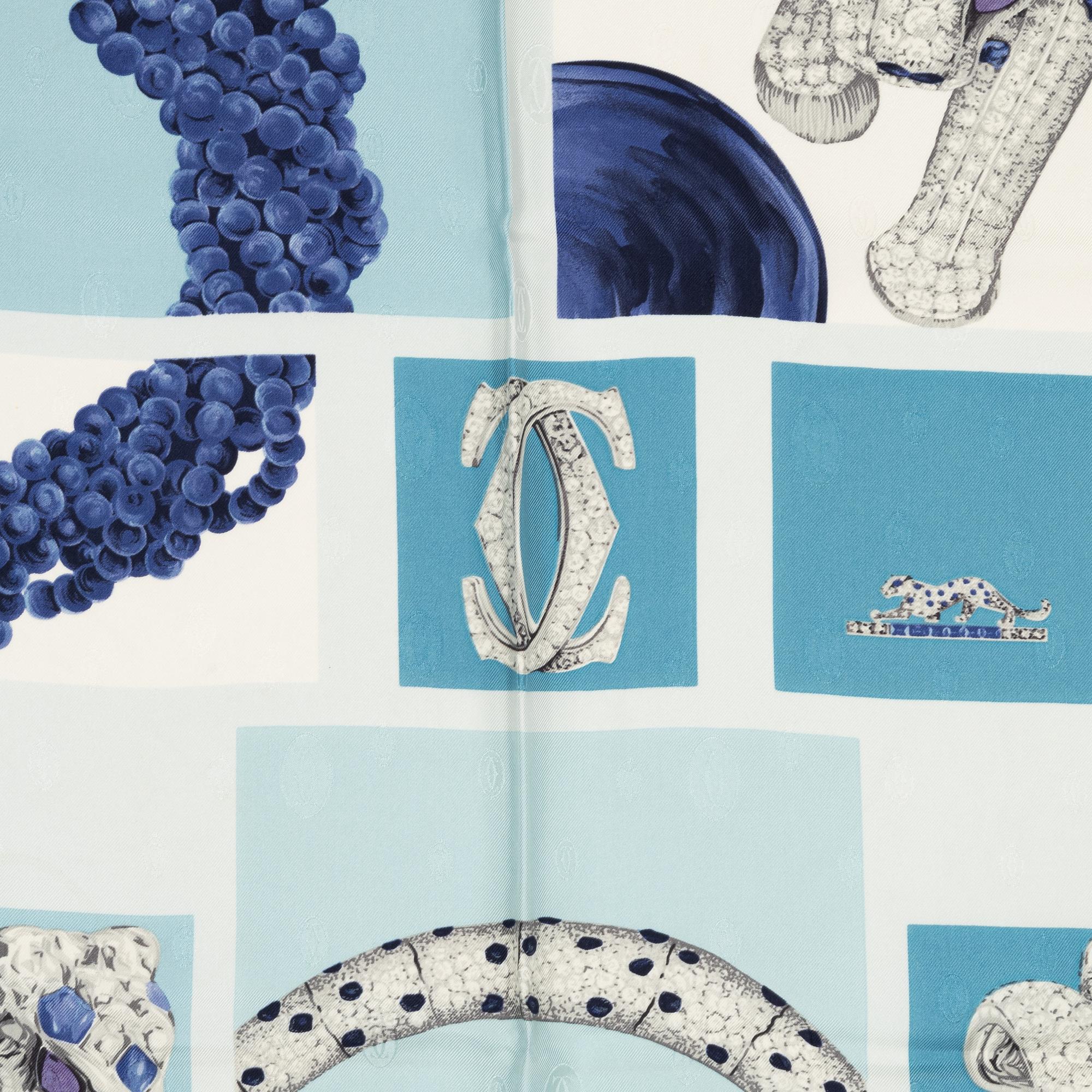 Cartier, scarf.