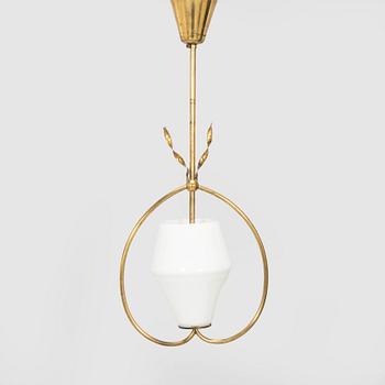A mid-20th century pendant lamp for Idman.