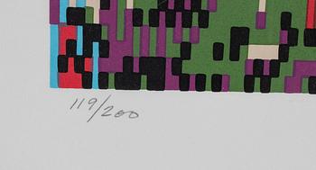 Sture & Charlotte Johannesson, silkscreen in colours, 1984, signed 119/200.