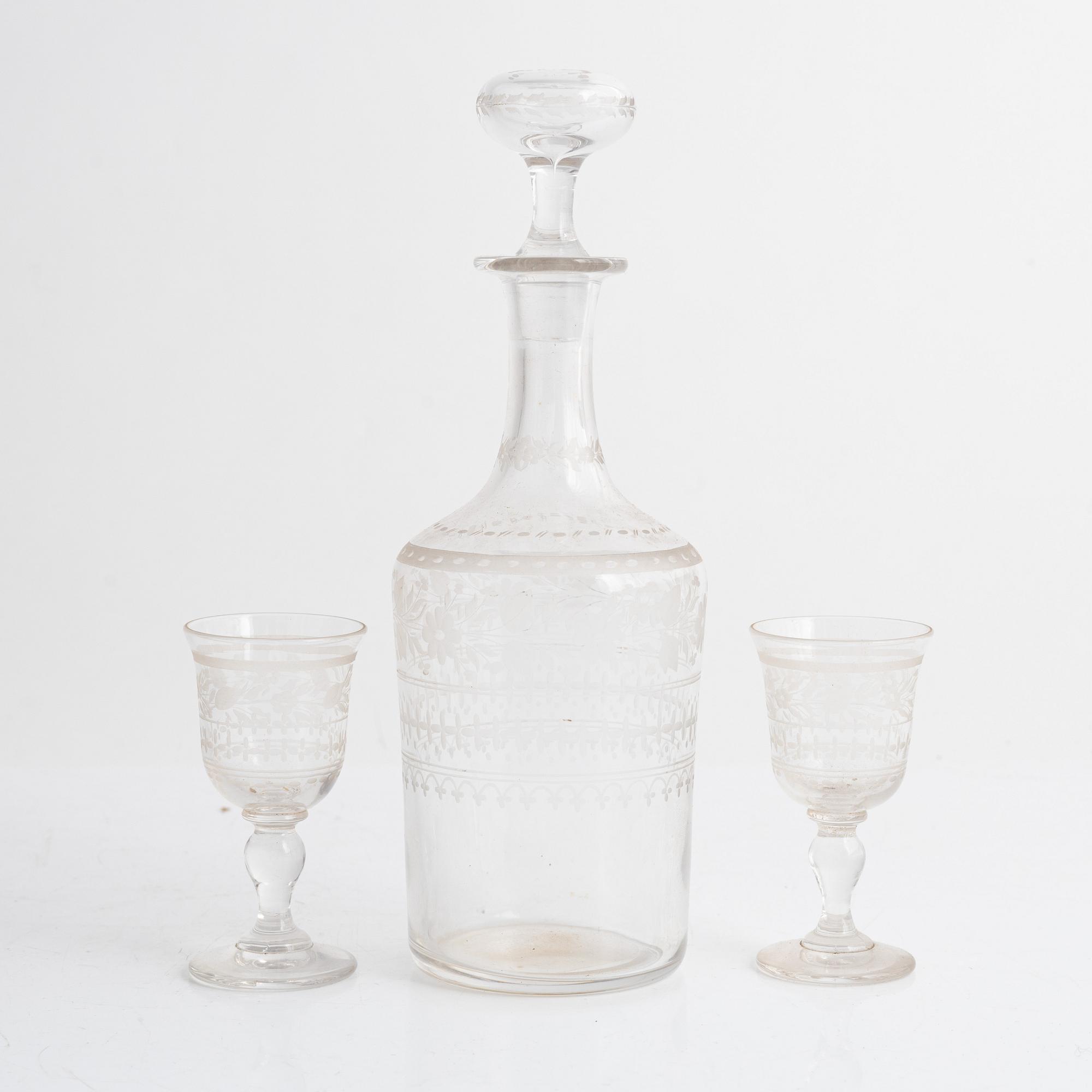 Flaskschatull, troligen Frankrike 1800-talets andra hälft.