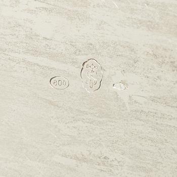 An italian silver tray, 1934-1944.