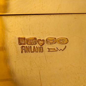 Björn Weckström, Armband, "Tenochtitlan", 18K guld. Lapponia 1970.