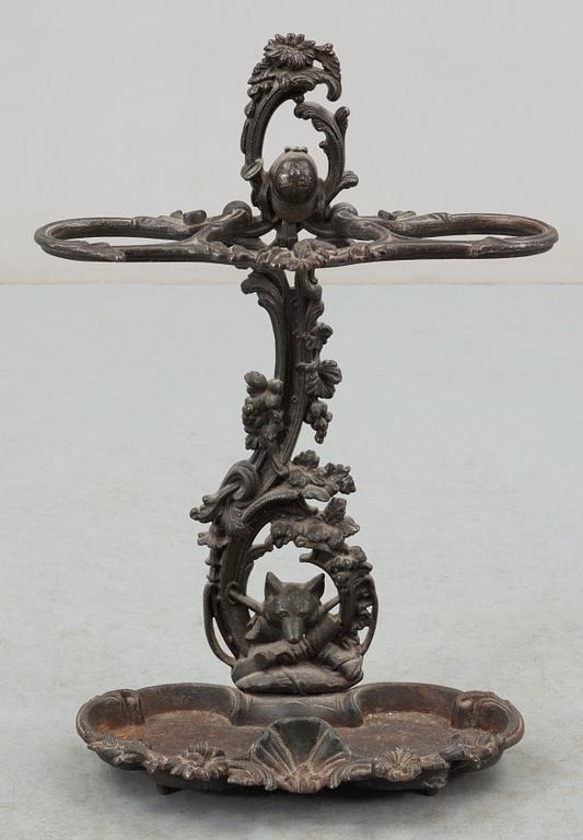 PARAPLYSTÄLL, gjutjärn. 1900-talets början.