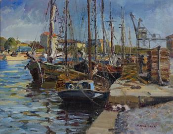 Pentti Veroma, Harbour motif.