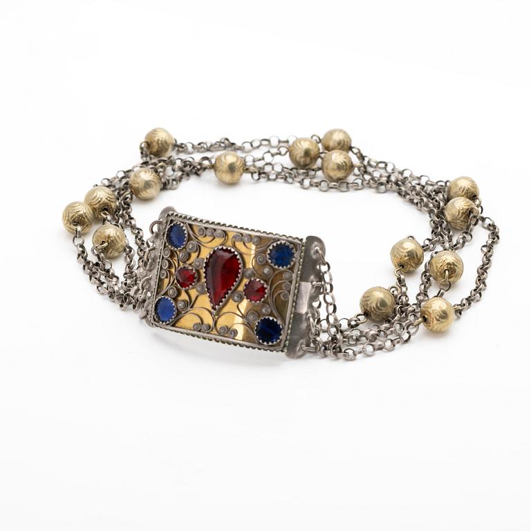 Dress ornament, silver, Peter Ohlijn (active 1777–1801), Karlskrona.