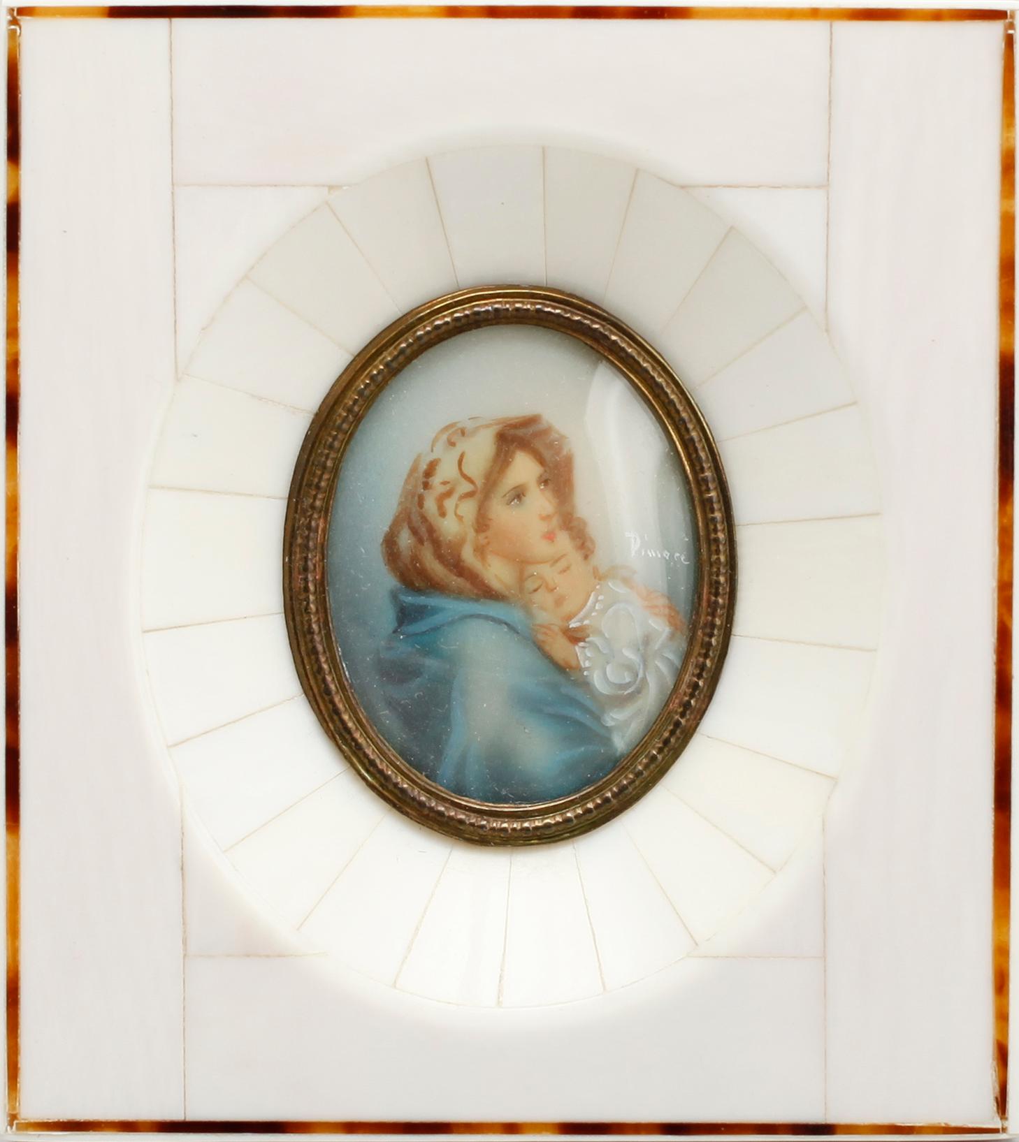 MINIATYRMÅLNINGAR, 7 st, 1800-/1900-tal.