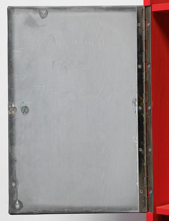 Thomas Sandell, a set of three "Bröllopsskåp" cabinets, ed. 200, Asplund, Stockholm, post 1990.