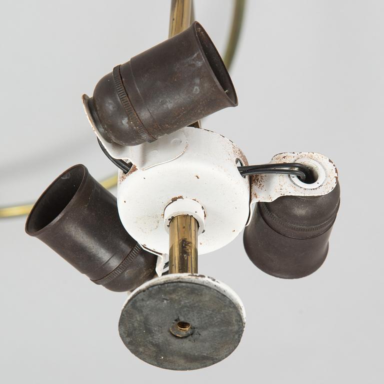 Paavo Tynell, Chandelier, for Taito. Made to order 1950.