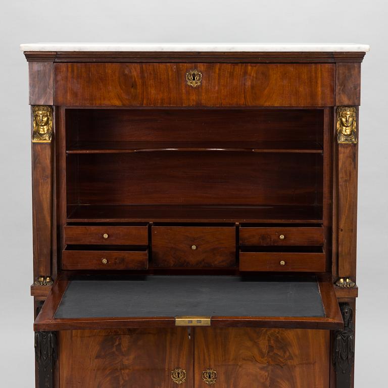 An early 19th century French Empire secretaire.