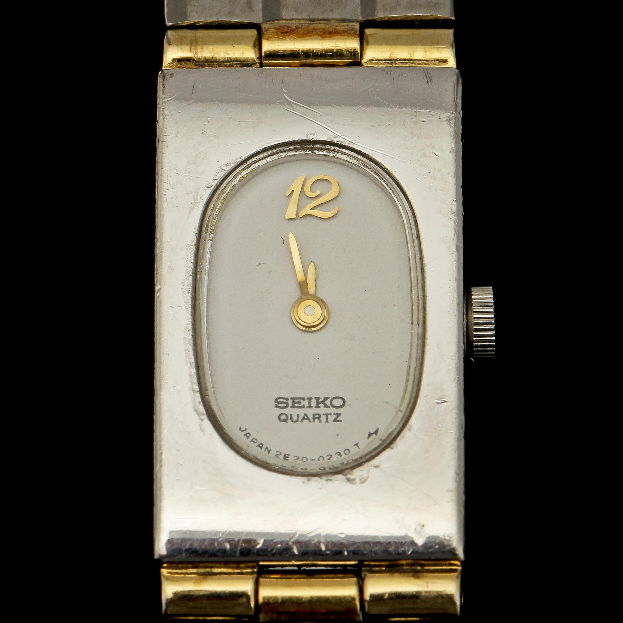 DAMARMBANDSUR, rostfritt stål, Seiko, 1900-talets slut/2000-tal.