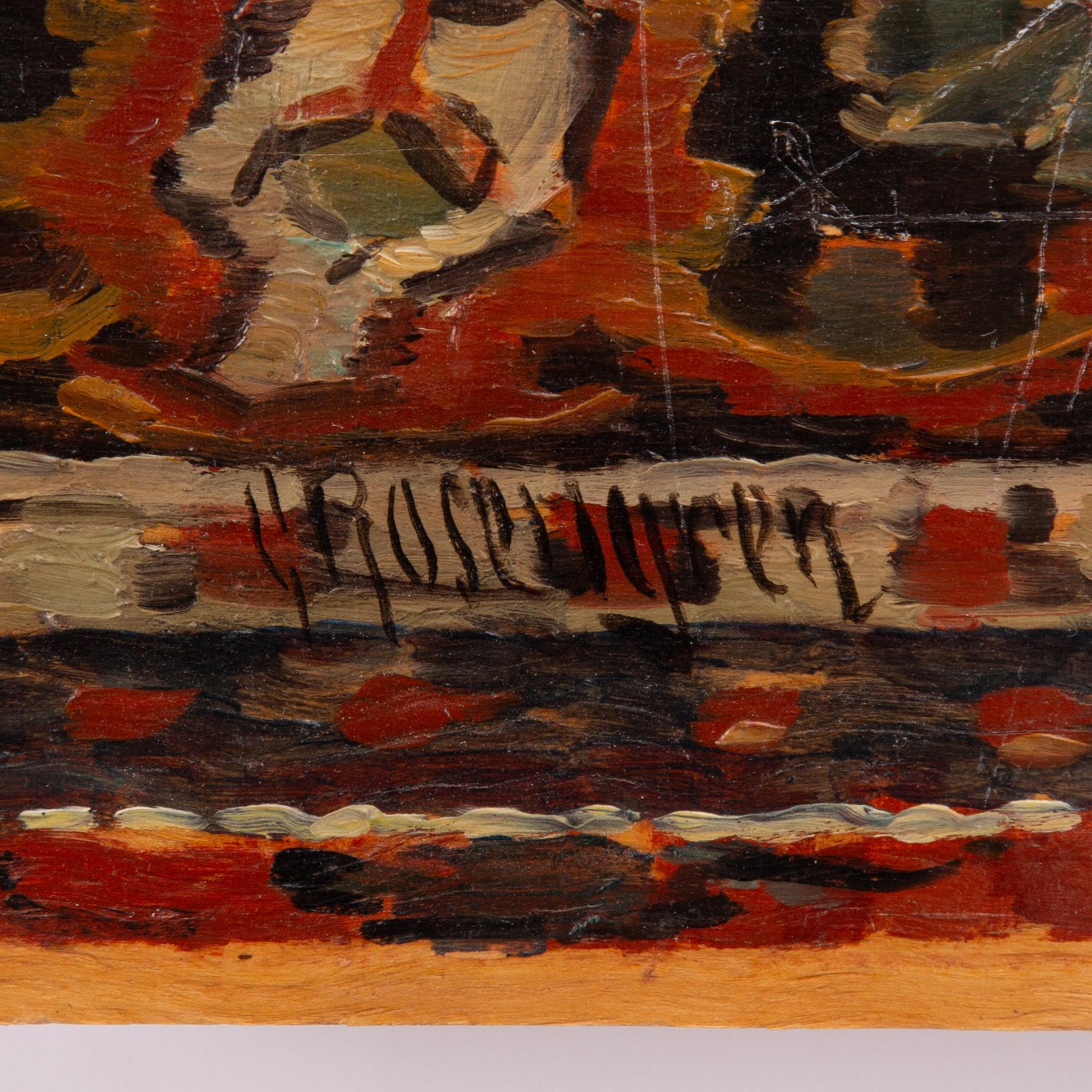 Gustav Rosengren, Portrait of an elegant woman.