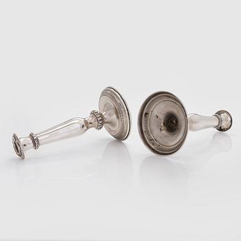 Ljusstakar, ett par, silver, Österrike-Ungern 1847.