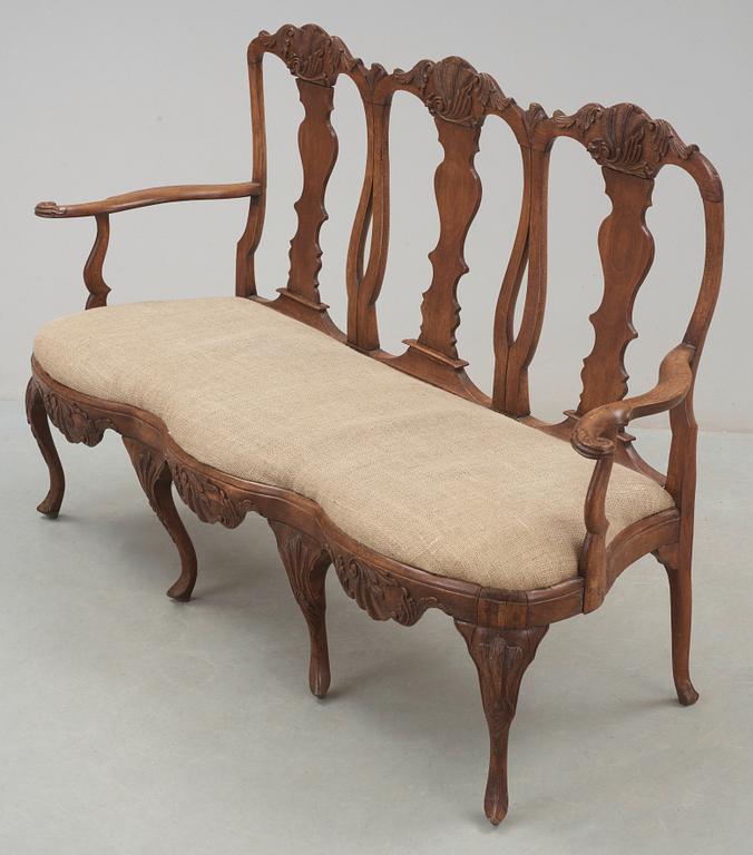 Rokoko, A North European Rococo 18th century sofa.